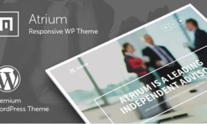 Atrium – Finance Consulting Advisor WordPress Theme