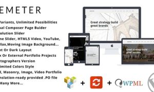 Demeter – One Page Parallax WordPress Theme