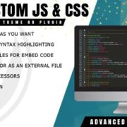 Easy Custom JS and CSS – Extra Customization for WordPress