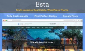 Esta – Responsive Real Estate WordPress Theme