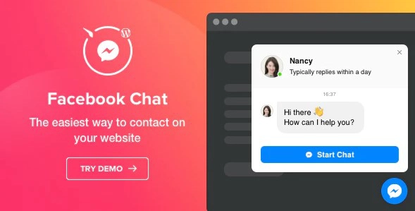 Facebook Chat – Facebook Messenger for WordPress