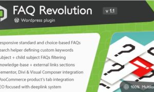 FAQ Revolution – WordPress Plugin