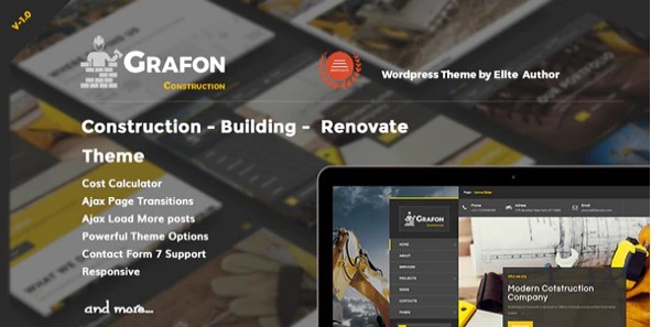 Grafon – Construction Building Renovate WordPress Theme