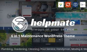 Helpmate – 6 in 1 Maintenance WordPress Theme