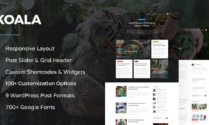 Koala – Responsive WordPress Blog Theme