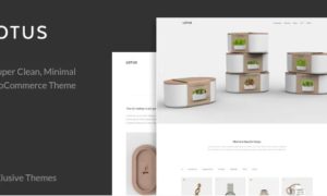 Lotus – Modern Minimal WordPress WooCommerce Theme