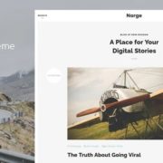 Norge – Responsive Blog WordPress Theme