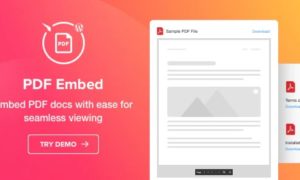 PDF Embed – WordPress PDF Viewer plugin