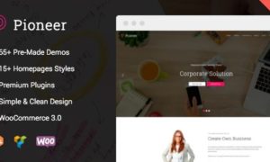 Pioneer – Multi-Concept Corporate WordPress Theme