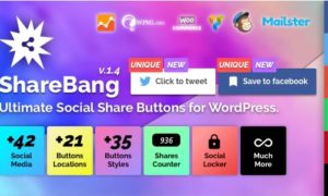 ShareBang – Ultimate Social Share Buttons for WordPress