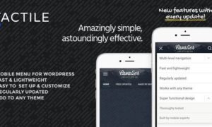 Tactile – WordPress Mobile Menu