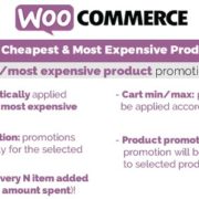 WooCommerce Cheapest & Most Expensive Product Promotions