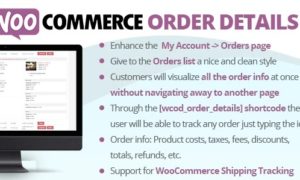 WooCommerce Order Details