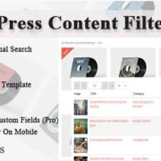 WordPress Content Filter WordPress Plugin