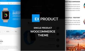 ExProduct – Single Product Theme