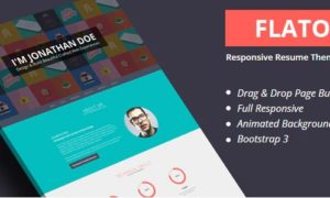 Flatoo – vCard Resume WordPress Theme