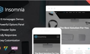 Insomnia – Beautiful and Modern Creative WordPress Theme