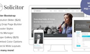 Solicitor – Law Business Responsive WordPress Theme