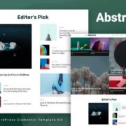 Abstract – Blog & Magazine Elementor Template Kit