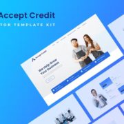 Accept Credit – Financial Services Elementor Template kit