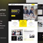 Accuntax – Accounting & Tax Consultancy Services Elementor Template Kit