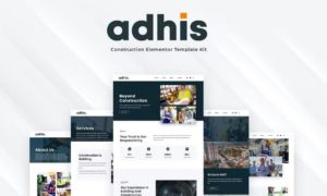 Adhis – Construction Elementor Template Kit