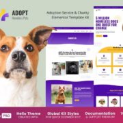 Adopt – Adoption Service & Charity Elementor Template Kit