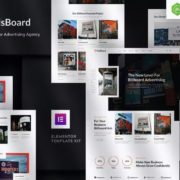 AdsBoard – Billboard & Outdoor Advertising Agency Elementor Template Kit