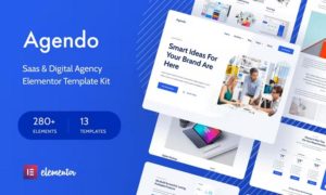 Agendo – Digital Agency & Creative Elementor Template Kit