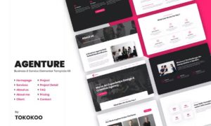 Agenture | Digital Agency & Startup Elementor Template Kit