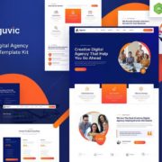 Aguvic – Creative Digital Agency Elementor Template Kit
