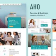 Aho – Agency & Business Elementor Template Kit