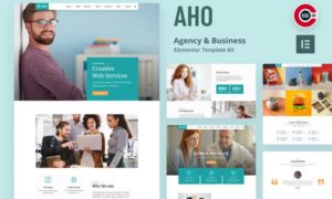 Aho – Agency & Business Elementor Template Kit