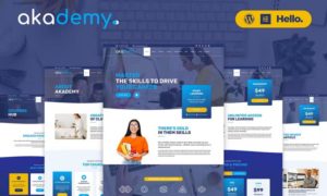Akademy – Online Courses Elementor Template Kit