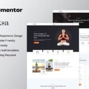 Aksa – Yoga Teacher & Studio Elementor Template Kit