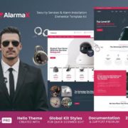 Alarmax – Security Services & Alarm Installation Elementor Template Kit