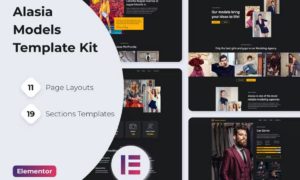 Alasia — Model Agency Elementor Template Kit