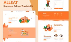 Alleat – Restaurant Elementor Template Kit