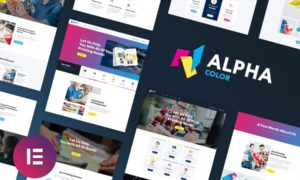 AlphaColor – Design & Printing Elementor Template Kit