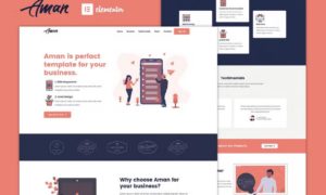 Aman — Multipurpose Elementor Template Kit