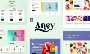 Aney – Vibrant Elementor Template Kit