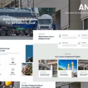 Anteri – Concrete Services Elementor Template Kit