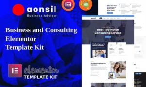 Aonsil – Business & Consulting Elementor Template Kit