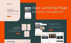 Appiah – App Landing Page Elementor Template Kit