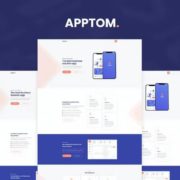 Apptom – App & Software Showcase Elementor Template Kit