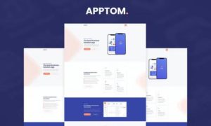 Apptom – App & Software Showcase Elementor Template Kit