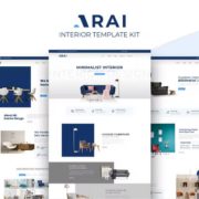 Arai | Interior & Furniture Elementor Template kit