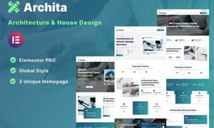 Archita – Architecture & Interior Design Elementor Template Kit