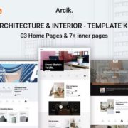 Arcik – Architecture & Interior Elementor Template Kit