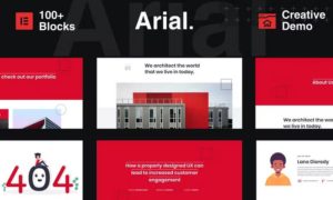 Arial – Architecture, Construction & Real Estate Elementor Template Kit